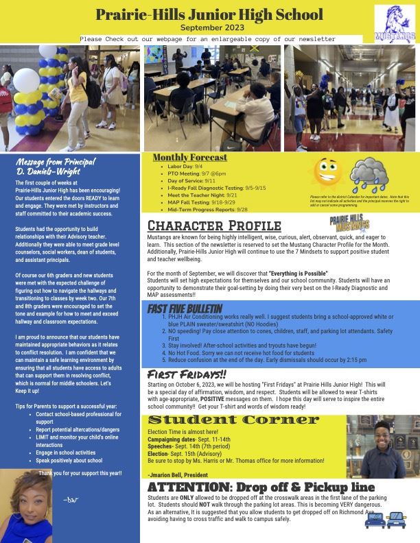  Sept Newsletter